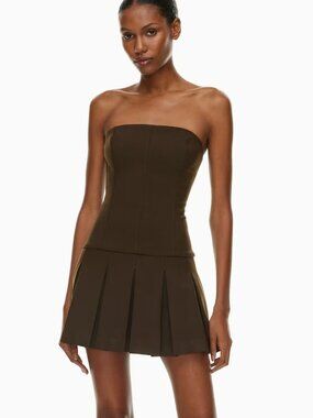 NEW - Aritzia Polish Dress - Size 0 - BROWN